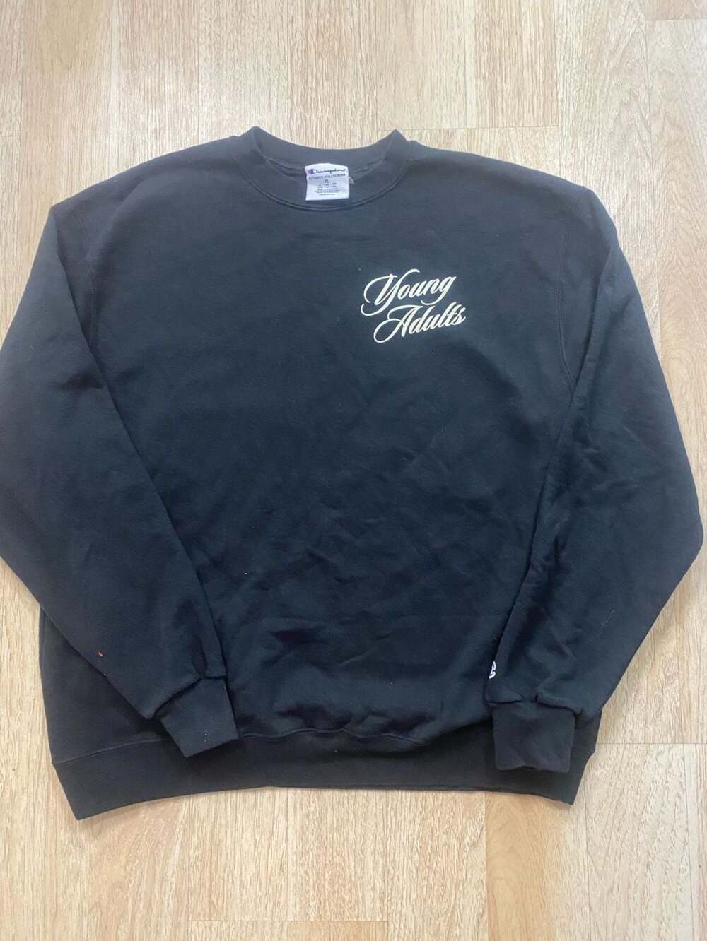Champion Journey Young Adults Ministry Black Crewneck Sweatshirt XL